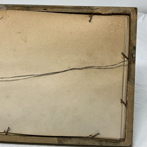 VTG Victorian Colette Framed Print Trio Picture French Provincial Lady Woman - Picture 11 of 12